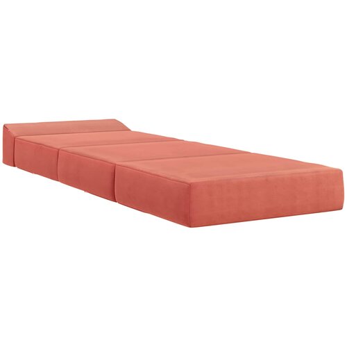SOFA na razvlačenje Crvena narančasta 200 x 70 x 15 cm Slike