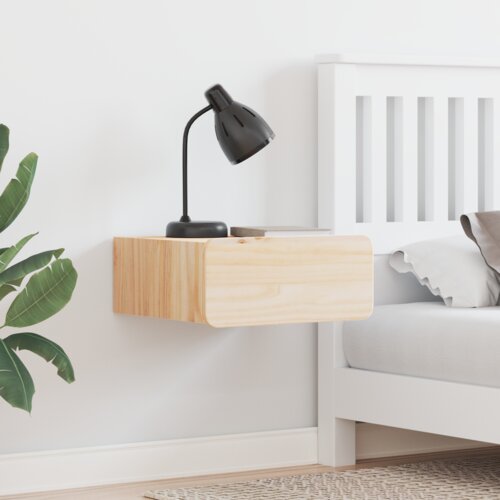 vidaXL Noćni ormarić montiran na zid 2 pcs Smeđa 39 x 34 x 16.5 cm Cijene