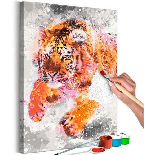  Slika za samostalno slikanje - Running Tiger 40x60 Cijene