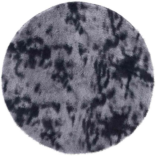 Maison Chic Visoka ko&scaron;ata Preproga, Rug temno siva 100x100 cm poliester, (22120464) Cene