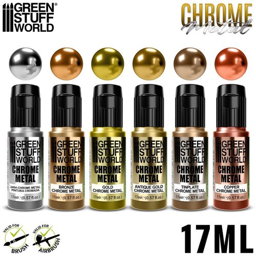 Green Stuff World Chrome Paint Set | Set hrom boja Slike