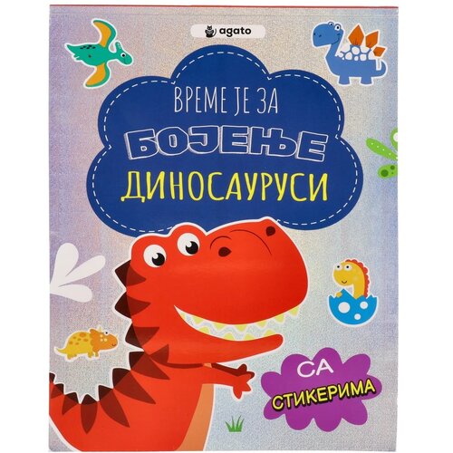  Bojanka za decu Colorino Dinosaurus Slike