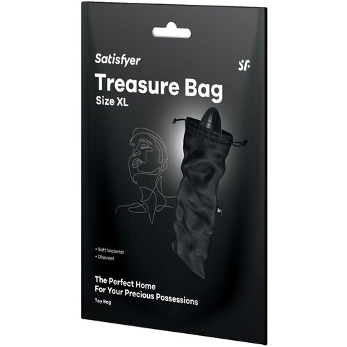 Satisfyer Vrečka za shranjevanje vibratorja Treasure Bag XL, črna, (21133752) Cene