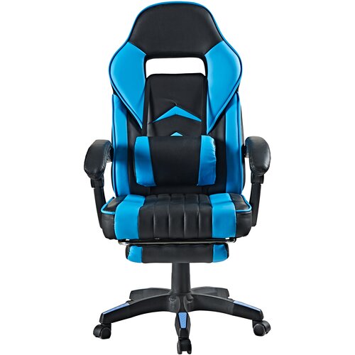  Uredska stolica s osloncem za noge Aga MR2040SKyBlue - crno-svijetlo plava Slike