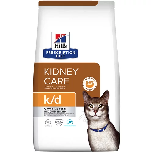 Hill’s Prescription Diet k/d Kidney Care s tuno - Varčno pakiranje: 2 x 3 kg