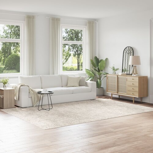 vidaXL Preproga Kremna Sintetična vlakna 240 x 340 cm Dekorativni vložki Cene