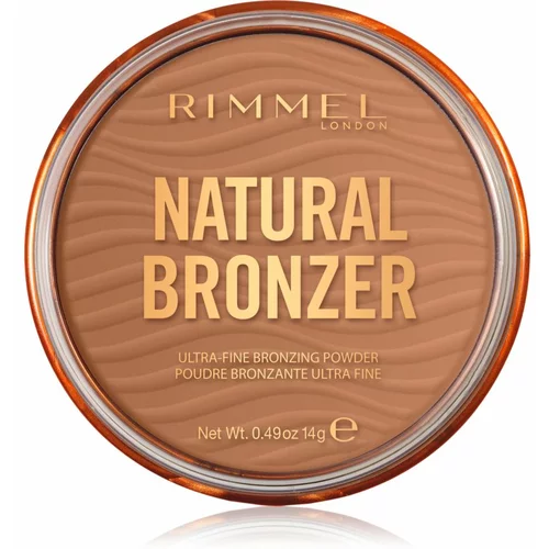 Rimmel London Natural Bronzer Ultra-Fine Bronzing Powder dugotrajni bronzer 14 g nijansa 002 Sunbronze