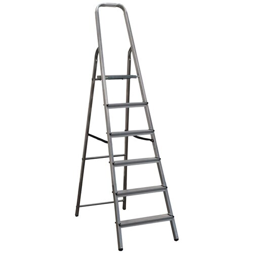 Alpos preklopne ljestve (6 stepenica, radna visina: 3,1 m, aluminij) Cijene