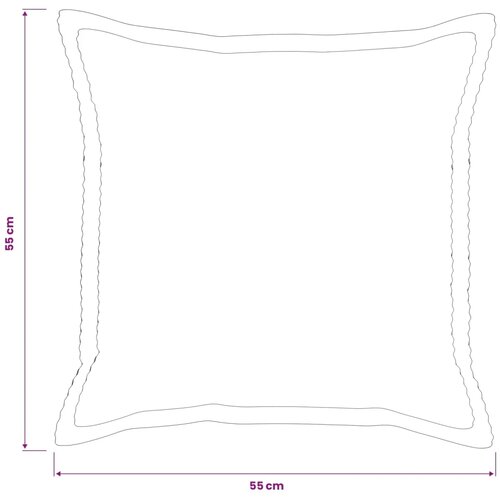  Presvlaka za jastuk 2 kom. HOUTEN Zelena 55 x 55 cm Kord - Zelena 55 x 55 cm 2 Slike