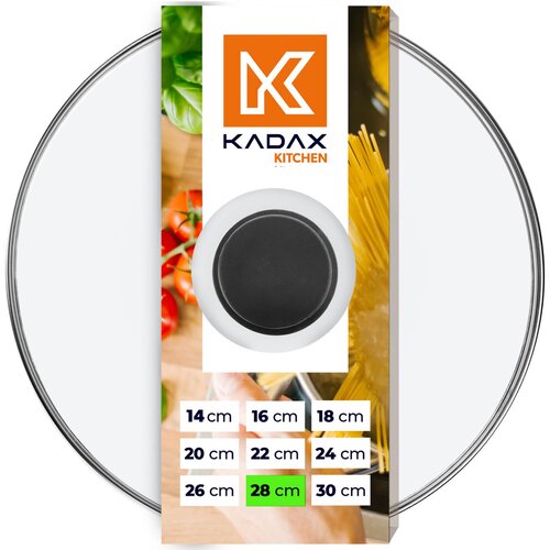 KADAX stekleni pokrov 28 cm univerzalni toplotno odporen pokrov za lonce in ponev, (5000355897) Cene