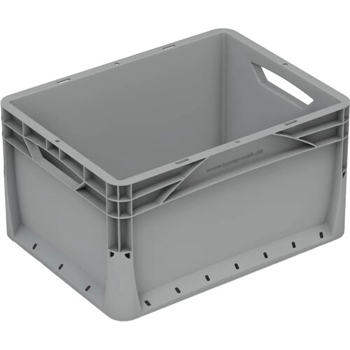 Eurobox-System Zaboj s polnimi stenami 40 x 30 x 22 cm Siv Slike