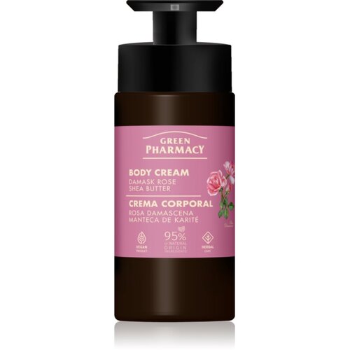 Green Pharmacy Damask Rose &amp;amp; Shea Butter krema za tijelo 739 ml Slike