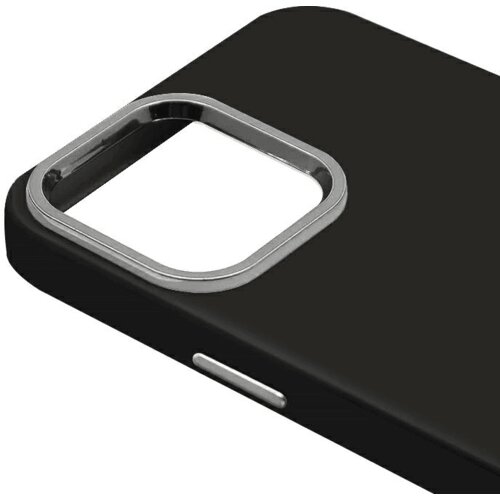 Satin silikonski ovitek za Samsung Galaxy S24 5G - črn Slike
