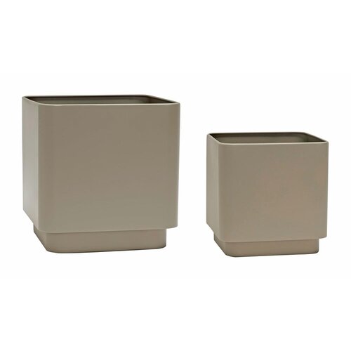H&amp;uuml;bsch Metalne tegle za cvijeće u setu 2 kom Cube &amp;ndash; Slike