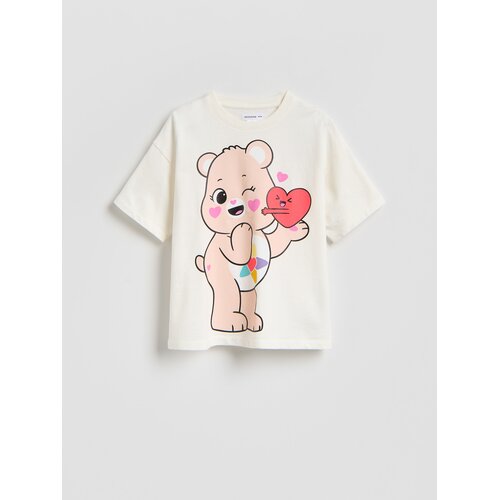 Reserved GIRLS` T-SHIRT - krem Cene