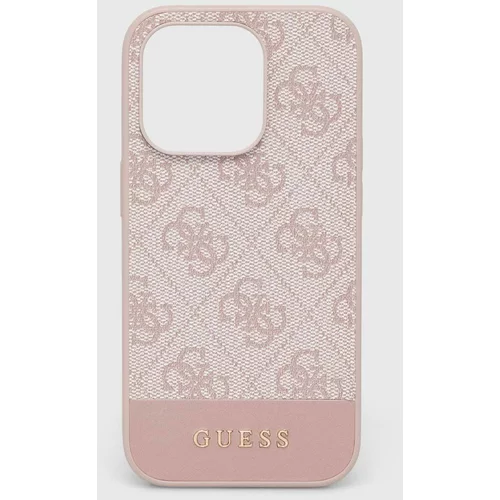 Guess Etui za telefon iPhone 14 Pro 6,1" roza barva