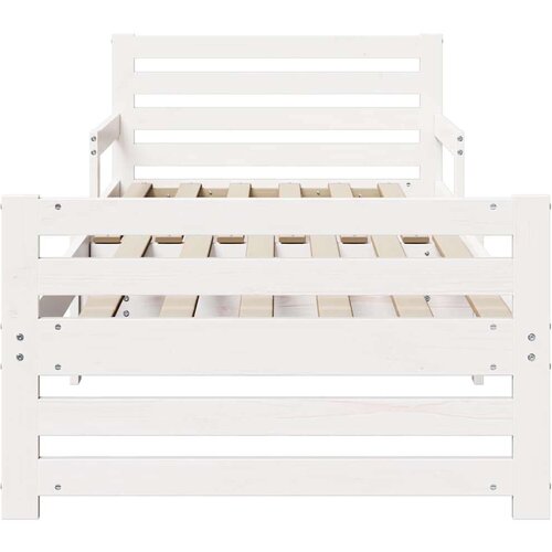 VidaXL produživi krevet za djecu other bijelo 80 x 130 / 165 / 200 cm Slike