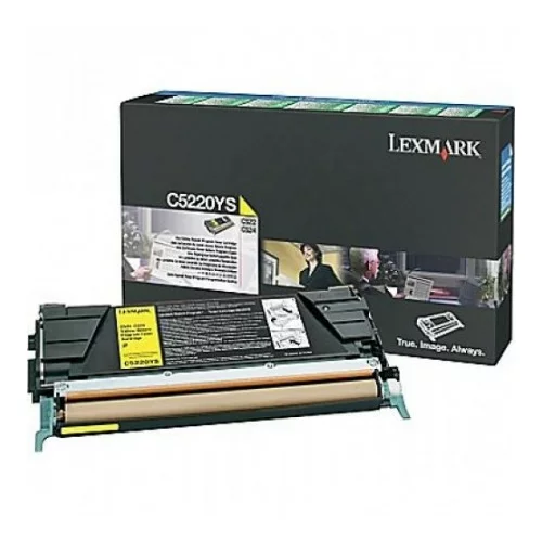 Lexmark C522n C524 toner cartridge yellow standard capacity 3.000 pages 1-pack return program