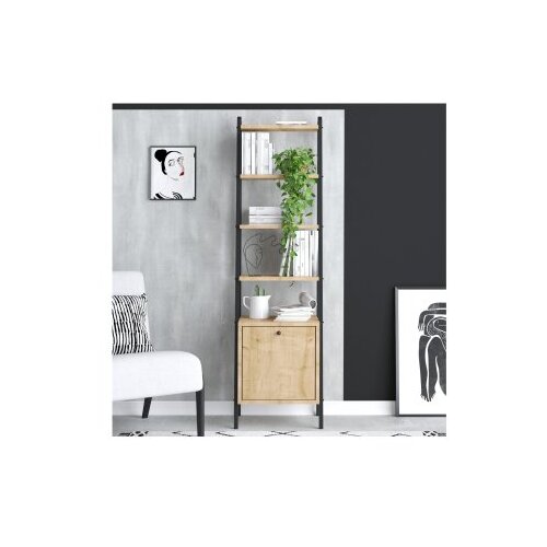 Hanah home polica za knjige mona sapphire oak black Cene