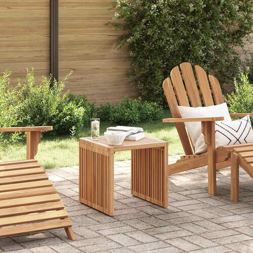  Vrtni bočni stol Smeđa 45 x 42,5 x 45 cm Čvrsto teak drvo Cene