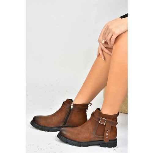 Fox Shoes Tan Leather Women's Boots Slike