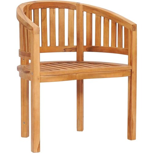 VidaXL Stolica u obliku banane od masivne tikovine Slike