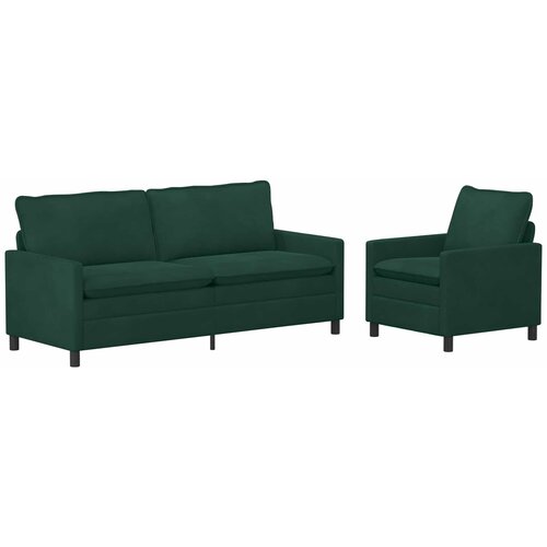  Set sofe 2 pcs Tamnozelena Bar&amp;scaron;un Slike