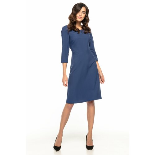 Tessita Woman's Dress T265 4 Navy Blue Slike