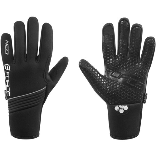 Force RUKAVICE ZIMSKE NEO neoprenske, crne M Slike