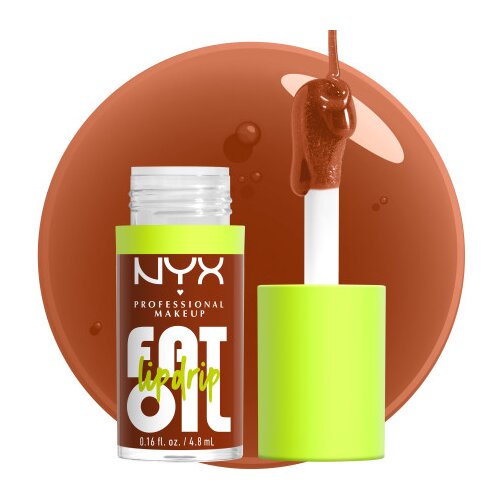 NYX Professional Makeup olje za ustnice - Fat Lip Oil - Scrollin (FOLD07) Cene