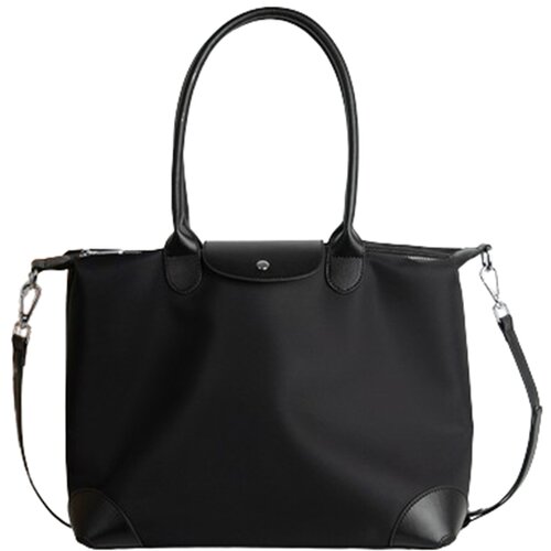 INF Torba iz najlona za ženske, velika torba za čez ramo Black, (21535707) Slike