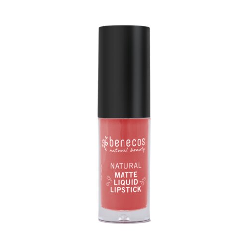 Benecos natural Matte Liquid Lipstick - Coral kiss Slike