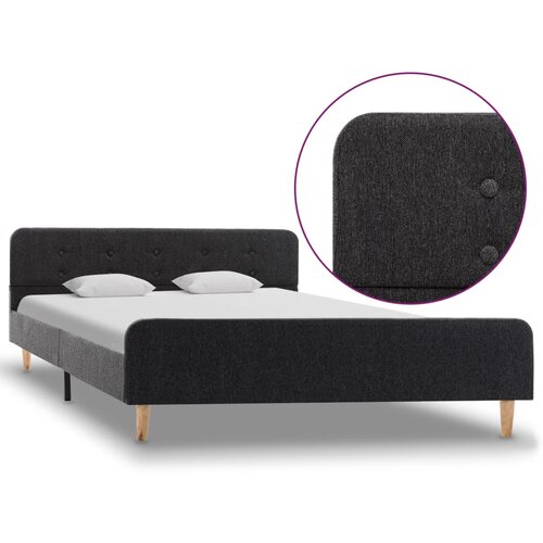 vidaXL okvir za krevet od jute tamnosivi 160 x 200 cm Cijene