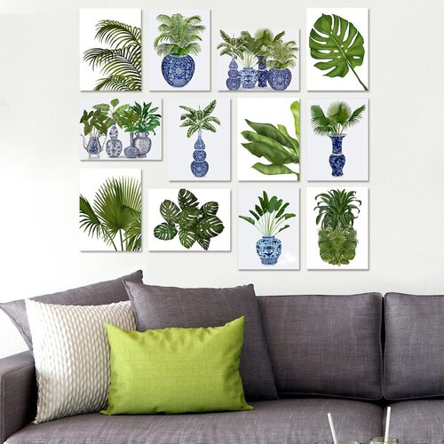  12MDF06 multicolor decorative mdf painting (12 pieces) Cene