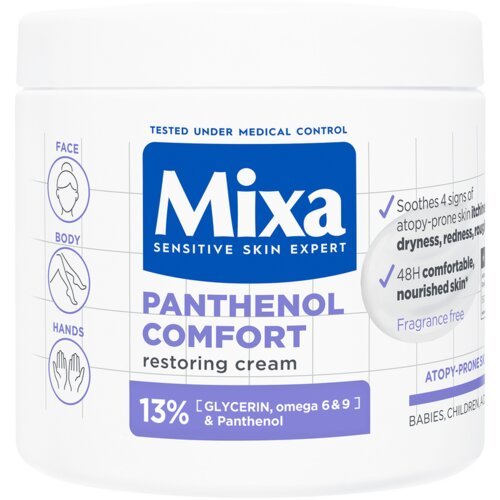 Mixa panthenol comfort umirujuća krema za kožu sklonu atopiji 400ml Cene