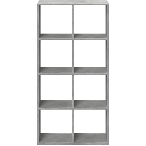 pregrada / regal za knjige sivi 69,5x29x137,5 cm drveni Slike