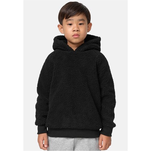 Urban Classics Boys' Sherpa Hoody Black Cene