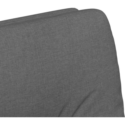 VidaXL Trpezarijske stolice 2 pcs Tamno siva 57 x 67 x 95 cm tkanina Slike