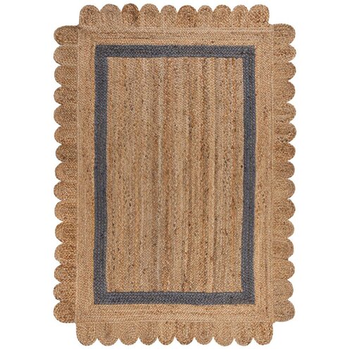 Flair Rugs Sivi/u prirodnoj boji ručno rađen juten tepih 200x290 cm Grace Grey &amp;ndash; Slike