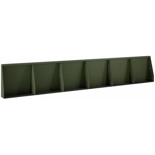  Zid za zadržavanje 6 kom. 40 x 12 x 30 cm Čelik - Maslinastozelena 40 x 12 x 30 cm 6 x ravni Cijene