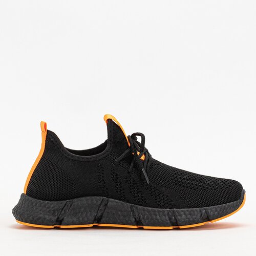 Resti Black and orange women's sports shoes Bommgi - Footwear Cene