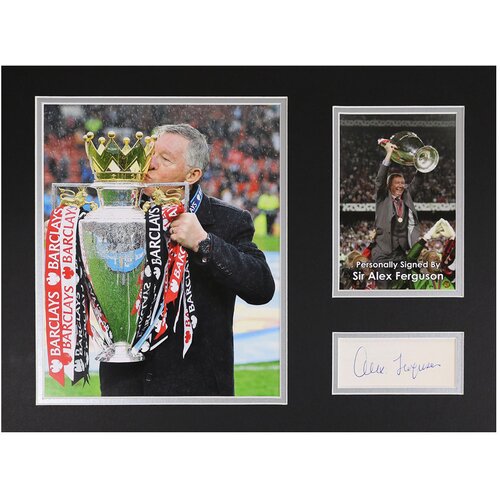 Sir Alex Ferguson Signed 16"x12" Photo Display Man Utd Autograph Memorabilia COA Cijene