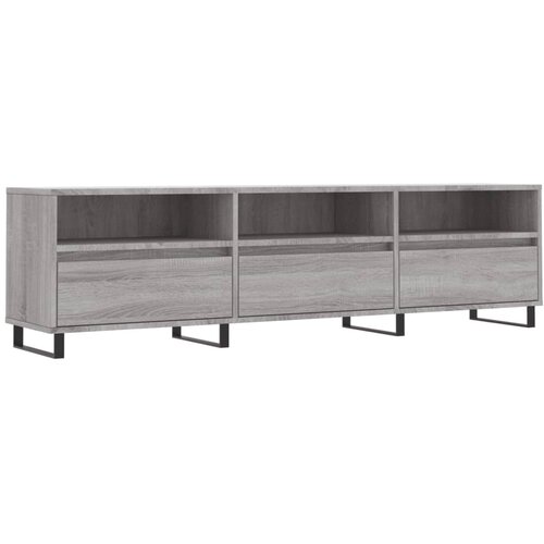 Maison Chic TV omarica - TV enota - Televizijska omarica siva sonoma 150x30x44,5 cm inženirski les, (21698656) Cene