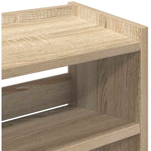 VidaXL stalak za cipele boja hrasta 80x25x61,5 cm konstruirano drvo Slike