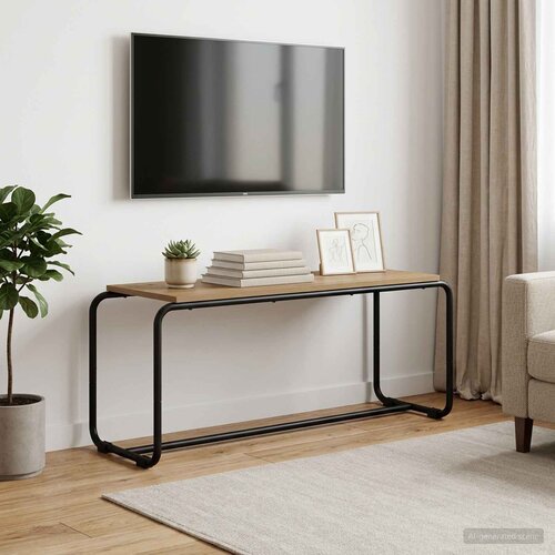  TV stalak 98 x 35.5 x 42 cm Hrast artisan Konstruirano drvo Cijene