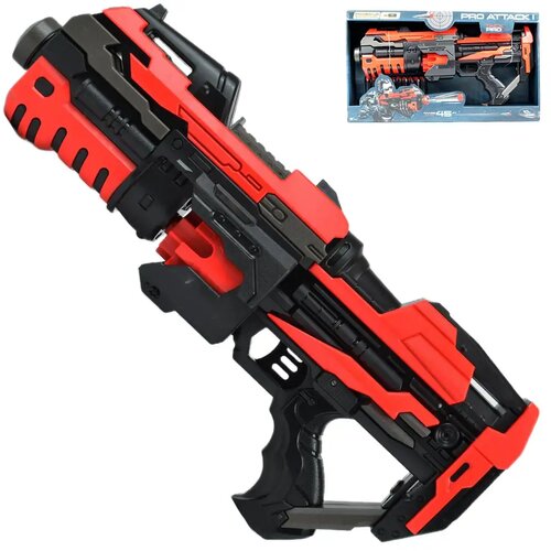 Magic Toys Pro Attack: Elektronsko orožje za spužvaste naboje z vrtljivim magazinom in naboji 45 cm Cene