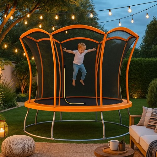 GTR lotus trambolina sa unutrašnjom sigurnosnom mrežom 244 cm Cene
