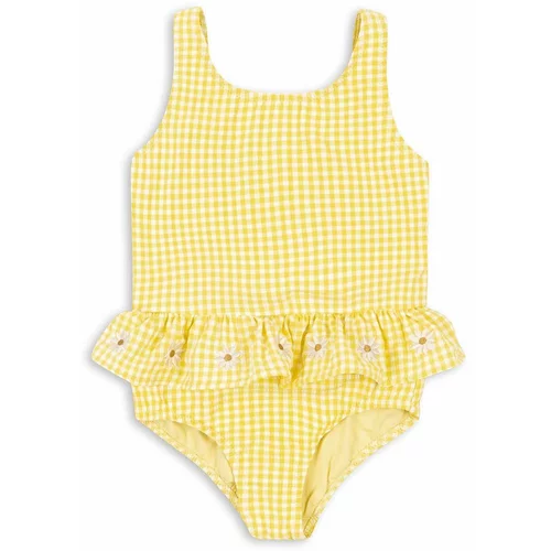 Konges Sløjd Dječji jednodijelni kupaći kostim boja: žuta
