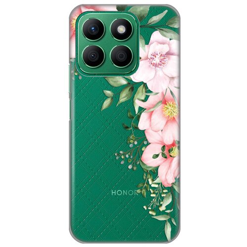 torbica silikonska print skin za honor X8b gentle rose pattern Slike