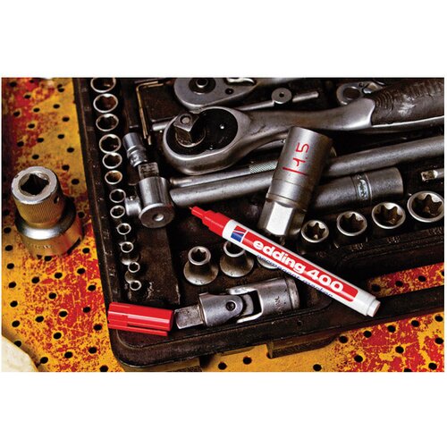  permanentni 1mm okrugli vrh edding 400/1 crveni blister Slike